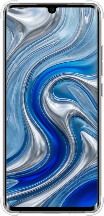 Силикон с усиленными углами чехол Liquid Chrome для Xiaomi Mi Note 10 Lite - 6781sp-1937 изображение 