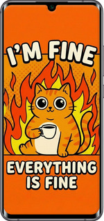 2D пластиковый чехол Funny Cat для Xiaomi Mi Note 10 Lite - 6786t-1937 изображение 