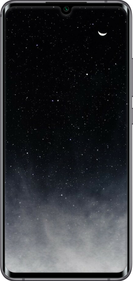 Силіконовий чехол Голубые облака, Голубая луна для Xiaomi Mi Note 10 Lite - 6396u-1937 изображение 
