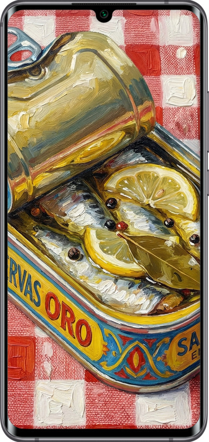 2D пластиковый чехол Vintage Sardine Tin Phone для Xiaomi Mi Note 10 Lite - 6772t-1937 изображение 