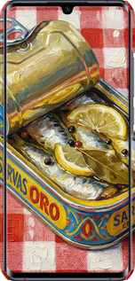 3D пластиковый матовый чехол Vintage Sardine Tin Phone для Xiaomi Mi Note 10 - 6772m-1820 изображение 