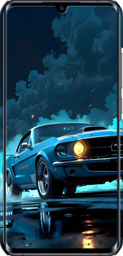 3D пластиковый матовый чехол Форд мустанг для Xiaomi Mi Note 10 - 6374m-1820 изображение 