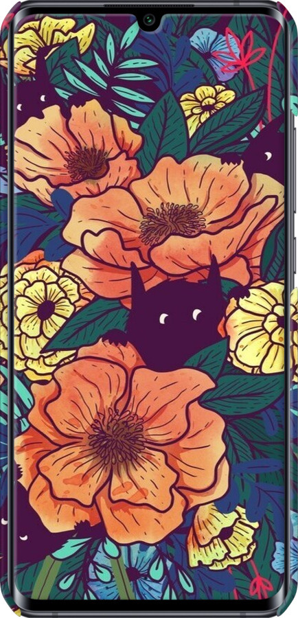 3D пластиковий матовий чехол Із зображенням польових квітів для Xiaomi Mi Note 10 - 6419m-1820 изображение 