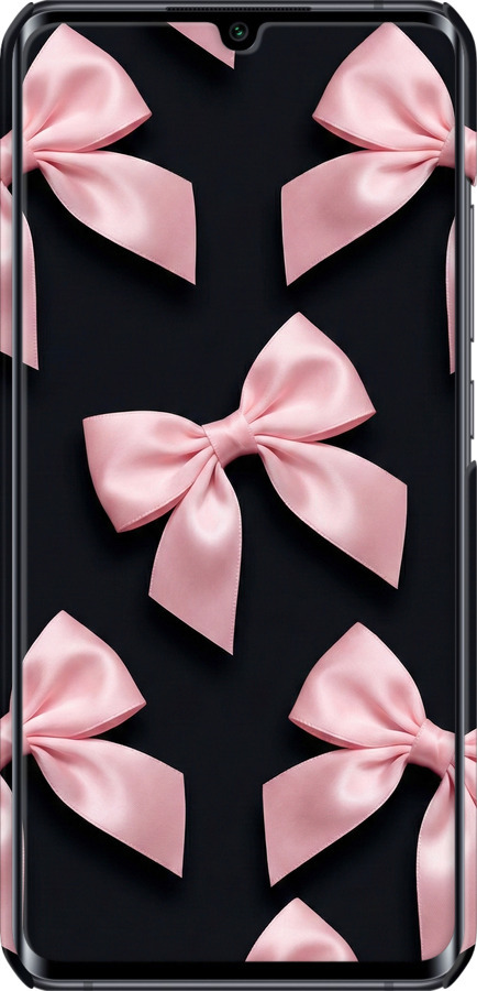 3D пластиковый матовый чехол Coquette Ribbons Dark Coquette для Xiaomi Mi Note 10 - 6767m-1820 изображение 