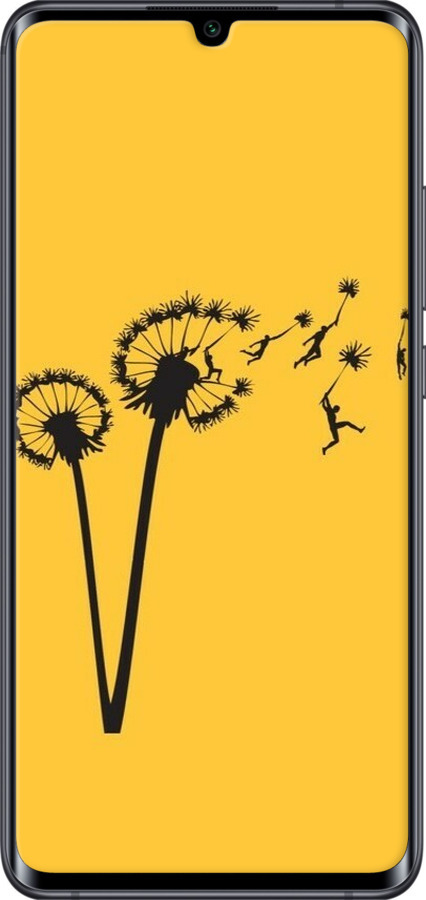 2D пластиковый чехол Минимализм одуванчики для Xiaomi Mi Note 10 - 6449t-1820 изображение 