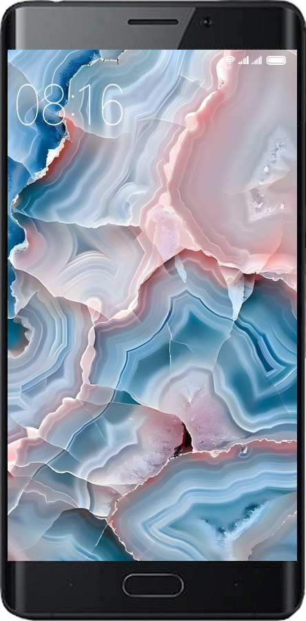 Силиконовый чехол Мрамор для Xiaomi Mi Note 2 - 6306u-422 изображение 