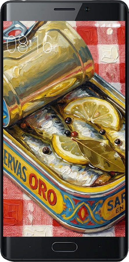 Силиконовый чехол Vintage Sardine Tin Phone для Xiaomi Mi Note 2 - 6772u-422 изображение 