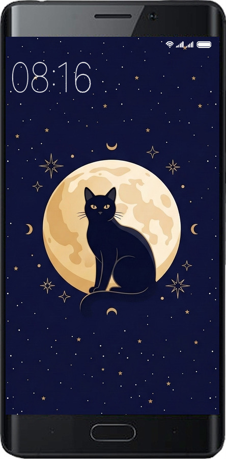 Силиконовый чехол Cute Cat Celestial/Witchy для Xiaomi Mi Note 2 - 6787u-422 изображение 