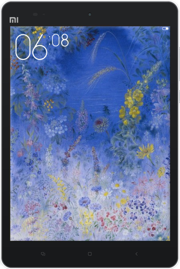 Силиконовый чехол Билокур для Xiaomi Mi Pad - 5908u-361 изображение 