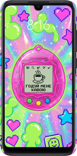 3D пластиковый матовый чехол Y2K Aesthetic Retro Pet: Годуй мене кавою для Xiaomi Mi Play - 6784m-1644 изображение 
