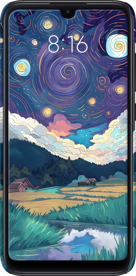 3D пластиковий матовий чехол Креативний арт для Xiaomi Mi Play - 6322m-1644 изображение 
