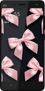 2D пластиковый чехол Coquette Ribbons Dark Coquette для Xiaomi Mi4 - 6767t-163 изображение 
