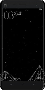 3D пластиковый матовый чехол Черно белые абстрактные горы для Xiaomi Mi4c - 6437m-178 изображение 