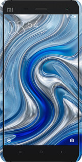 3D пластиковий матовий чехол Liquid Chrome для Xiaomi Mi4c - 6781m-178 изображение 