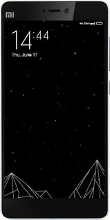 2D пластиковый чехол Черно белые абстрактные горы для Xiaomi Mi4c - 6437t-178 изображение 