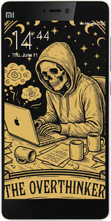 2D пластиковий чехол The Overthinker для Xiaomi Mi4c - 6774t-178 изображение 