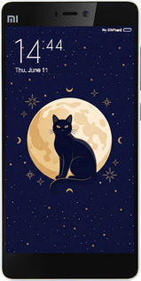2D пластиковый чехол Cute Cat Celestial/Witchy для Xiaomi Mi4c - 6787t-178 изображение 