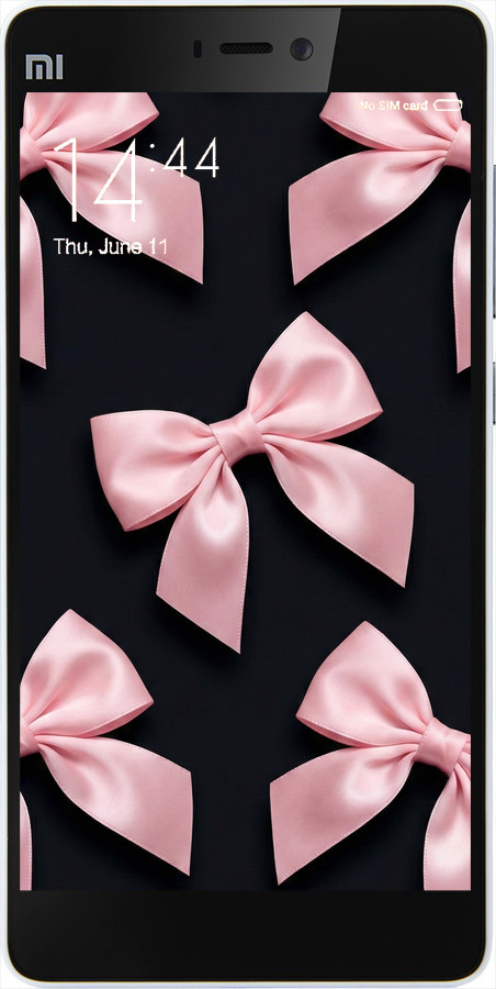 2D пластиковий чехол Coquette Ribbons Dark Coquette для Xiaomi Mi4c - 6767t-178 изображение 