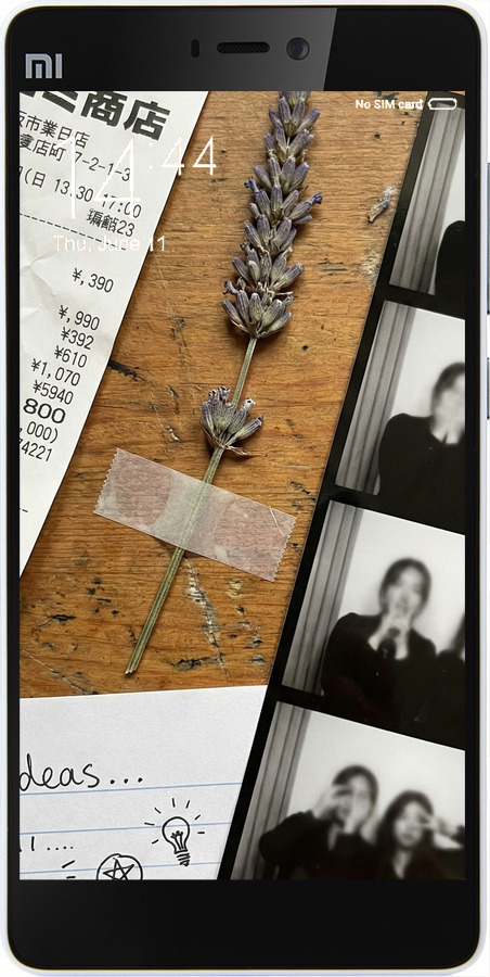 2D пластиковый чехол Aesthetic Scrapbook Collage для Xiaomi Mi4c - 6773t-178 изображение 