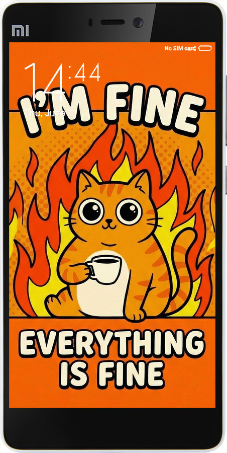 2D пластиковый чехол Funny Cat для Xiaomi Mi4c - 6786t-178 изображение 