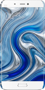 3D пластиковый глянцевый чехол Liquid Chrome для Xiaomi Mi5 - 6781c-180 изображение 