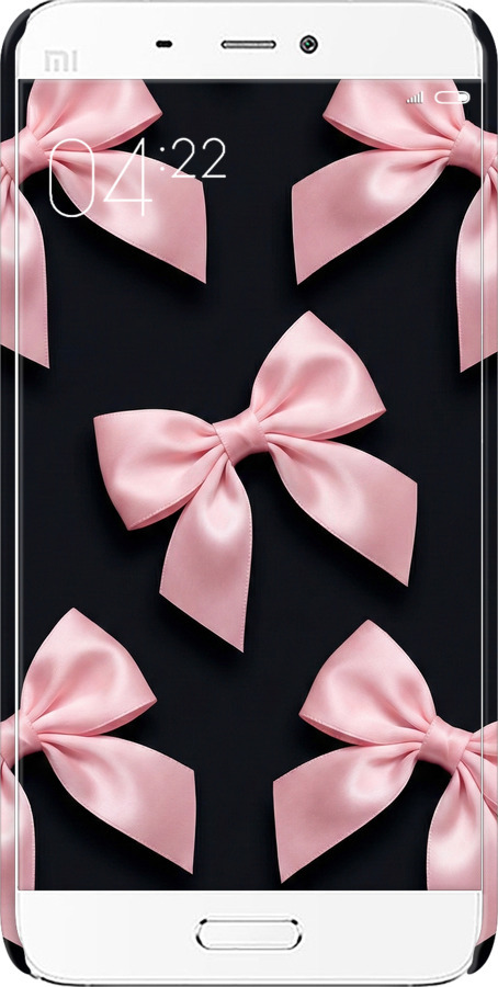 3D пластиковый глянцевый чехол Coquette Ribbons Dark Coquette для Xiaomi Mi5 - 6767c-180 изображение 