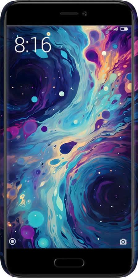 3D пластиковий матовий чехол Арт акварель для Xiaomi Mi5c - 6329m-820 изображение 