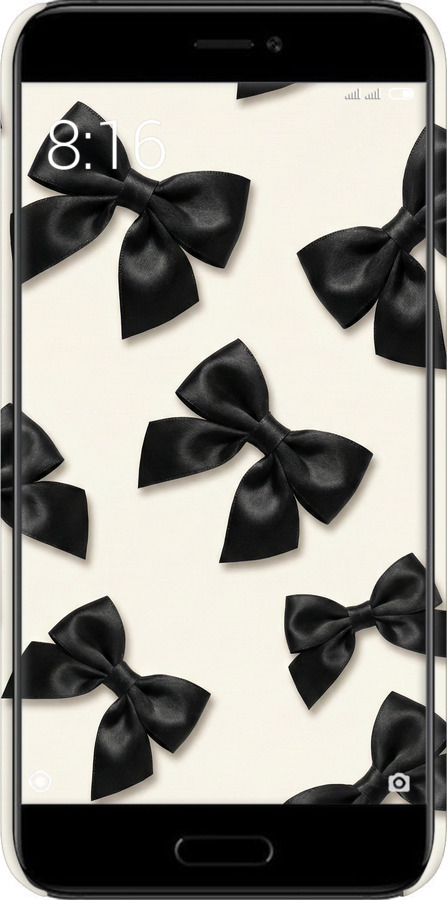 3D пластиковый матовый чехол Dark Coquette для Xiaomi Mi5c - 6765m-820 изображение 