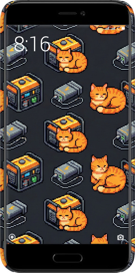 3D пластиковый матовый чехол Autonomous Zone для Xiaomi Mi5c - 6771m-820 изображение 