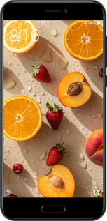 Силіконовий чехол Фрукти 3 для Xiaomi Mi5c - 6703u-820 изображение 