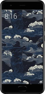 Силиконовый чехол Морская тематика в стиле арт-деко для Xiaomi Mi6 - 6520u-965 изображение 