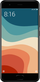 2D пластиковый чехол В стиле ретро с волнами для Xiaomi Mi6 - 6531t-965 изображение 
