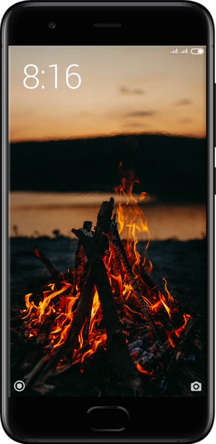 2D пластиковый чехол Огонь для Xiaomi Mi6 - 6021t-965 изображение 