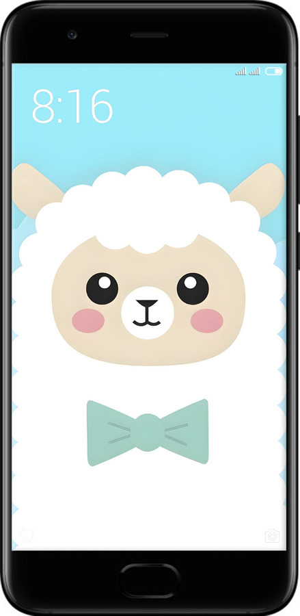 Силиконовый чехол Милый барашек для Xiaomi Mi6 - 6355u-965 изображение 