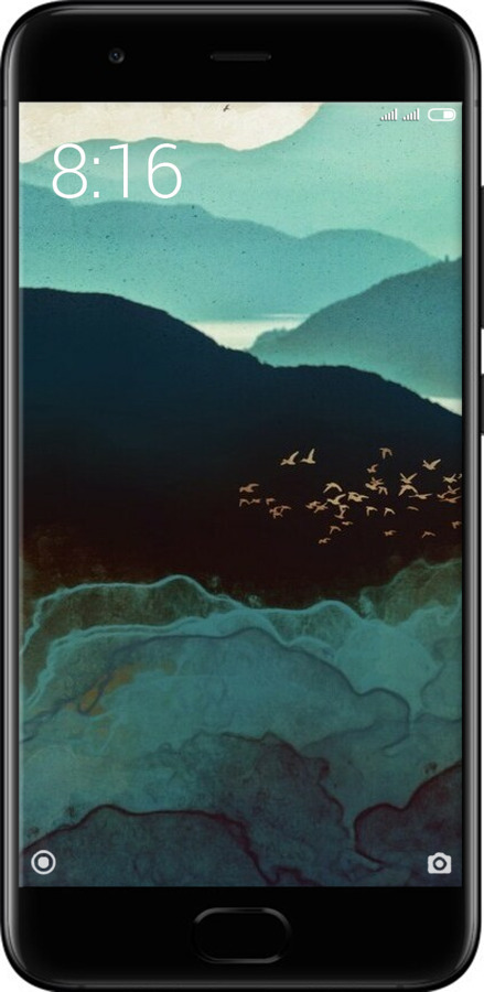 2D пластиковый чехол С изображением гор Индиго для Xiaomi Mi6 - 6484t-965 изображение 