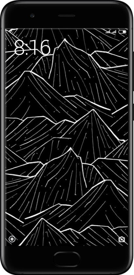 2D пластиковий чехол Із зображенням Темних гір для Xiaomi Mi6 - 6489t-965 изображение 