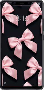 Силиконовый чехол Coquette Ribbons Dark Coquette для Xiaomi Mi8 SE - 6767u-1504 изображение 