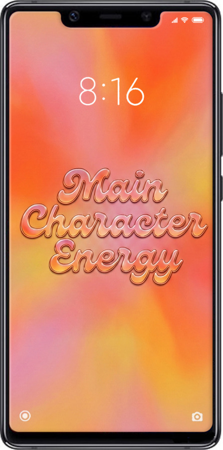 Силиконовый чехол Aura Gradient Main Character Energy Aesthetic Y2K для Xiaomi Mi8 SE - 6783u-1504 изображение 