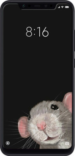 TPU чехол The Peeking Rat для Xiaomi Mi8 - 6442b-1499 изображение 