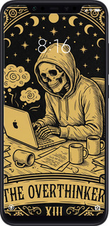 2D пластиковый чехол The Overthinker для Xiaomi Mi8 - 6774t-1499 изображение 