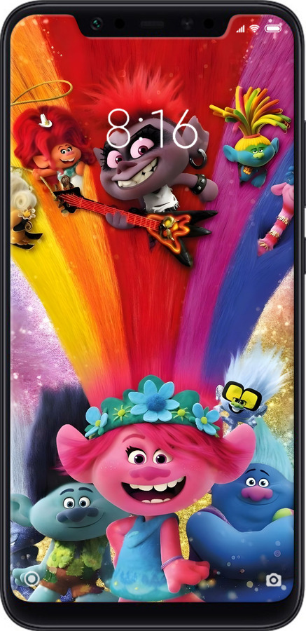 Силиконовый чехол Троли для Xiaomi Mi8 - 6343u-1499 изображение 