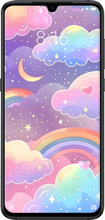 TPU чехол Хмари та веселка для Xiaomi Mi9 - 6312b-1648 изображение 