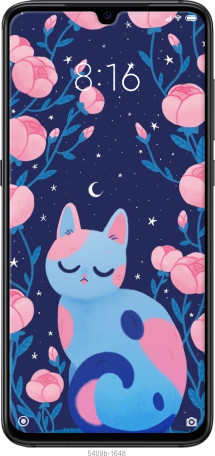 TPU чехол № 5409 для Xiaomi Mi9 - 5409b-1648 изображение 