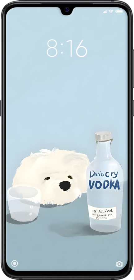 TPU чехол Пес водка для Xiaomi Mi9 - 6368b-1648 изображение 
