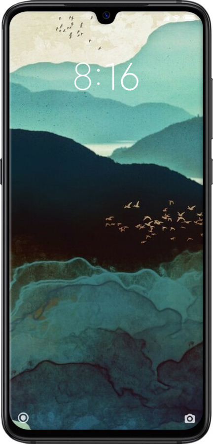 TPU чехол С изображением гор Индиго для Xiaomi Mi9 - 6484b-1648 изображение 