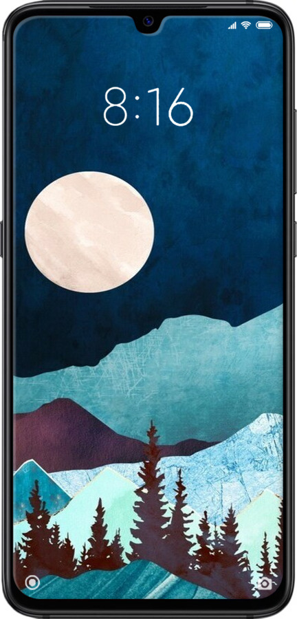 TPU чехол Гірська ідилія нічний краєвид для Xiaomi Mi9 - 6488b-1648 изображение 