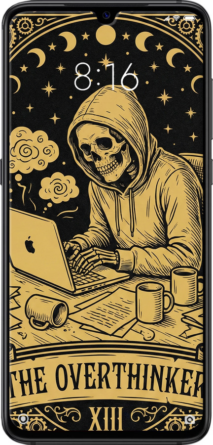 TPU чехол The Overthinker для Xiaomi Mi9 - 6774b-1648 изображение 