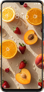 3D пластиковый матовый чехол Фрукты 3 для Xiaomi Mi9 - 6703m-1648 изображение 