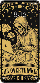 3D пластиковый матовый чехол The Overthinker для Xiaomi Mi9 - 6774m-1648 изображение 