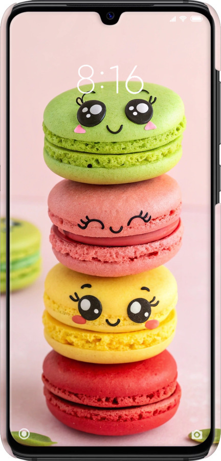 3D пластиковый матовый чехол Печенье для Xiaomi Mi9 - 6693m-1648 изображение 